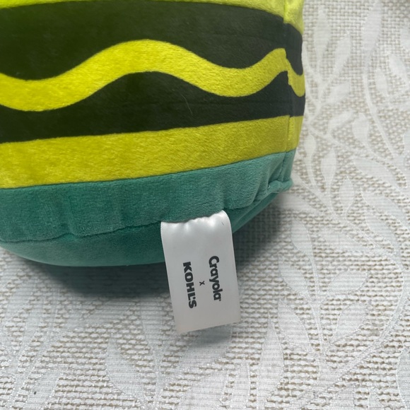 Green Crayon 24" Smiling Plush - Picture 2 of 6